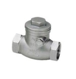 Valvula de retención a clapeta oscilante a/inox. A-316 con rosca 1" PN-16