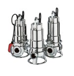 Bomba sumergible Ebara modelo DWF/A M 100 0.75 KW. 230 V.