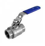 Valvula de esfera 2 piezas paso total a/inox. A-316 con rosca 2" PN-63