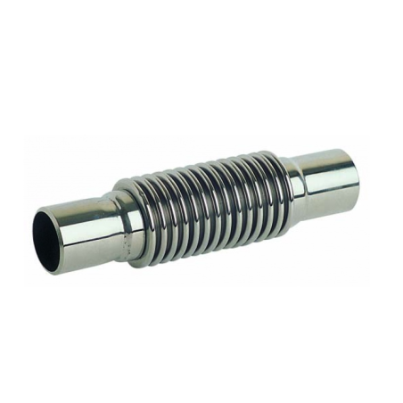 Junta de expansion metalica a/inox. A-304 con camisa interior soldar 2-1/2" PN-10