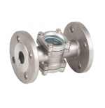 Mirilla de turbulencia doble cristal a/inox. A-316 con bridas DN-50 PN-16
