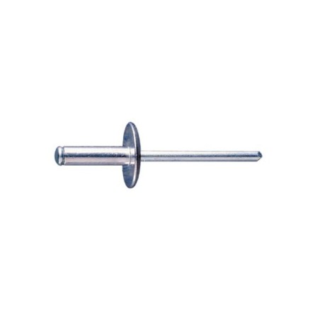 Remache de aluminio cabeza ancha Index 4 x 12 RECA4012