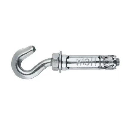 Anclaje metalico cincado con gancho Index M6 x 40 D-10 AACGA06