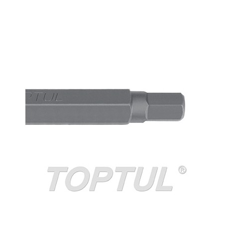 Punta hexagonal larga 10 mm. Toptul 7x75 mm. FSDB1207