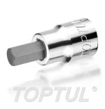 Llave de vaso 1/4" punta hexagonal Toptul 2,5 mm. BCDA082E