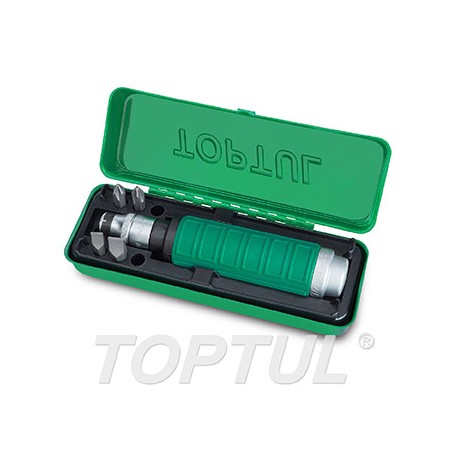 Juego llaves vaso 1/2" punta allen Toptul 10 pz. GAAD1007