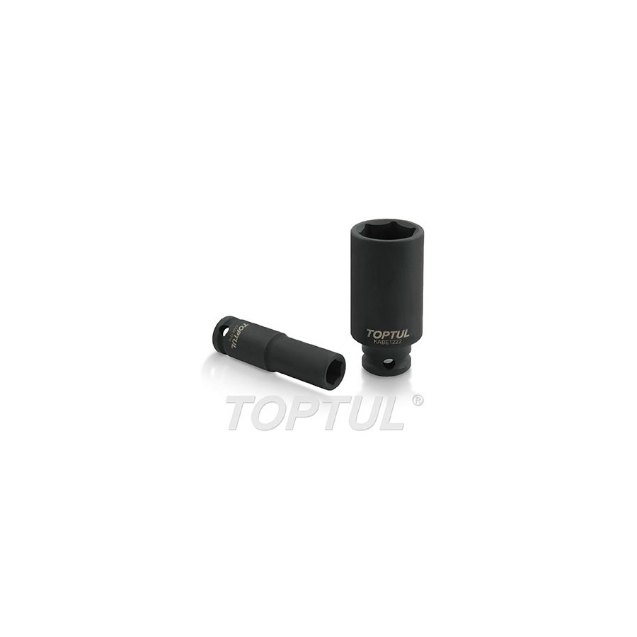 Llave de vaso de impacto larga 6 caras 1/2" Toptul 32 mm. KABE1632 Llave de vaso de impacto larga 6 caras 1/2" Toptul 32 mm. KABE1632