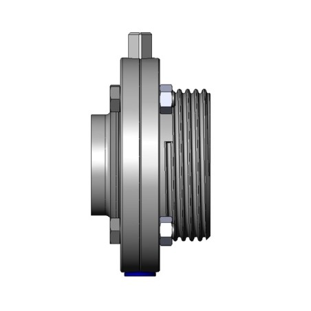 Valvula de mariposa A480 DIN macho-soldar Inoxpa A-304L DN-80 EPDM sin maneta