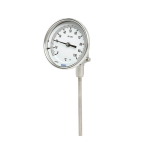 Termometro orientable a/inox. Wika TG54.100 0...160ºC. G 1/2" B macho giratoria D-8x150 mm. codigo 45854781