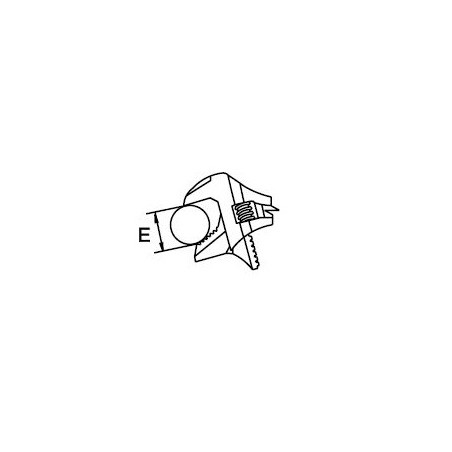 Llave ajustable combi alavesa Ega Master 12" Titacrom® confort codigo 61937