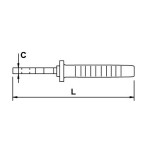 Alicate universal Ega Master 165 mm. Titacrom® Bimat codigo 62331
