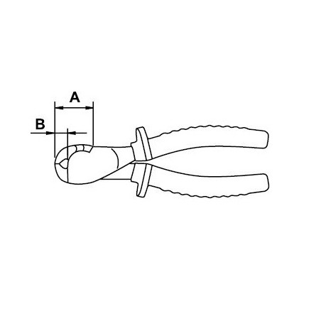Alicate corte frontal Ega Master 160 mm. Titacrom® Bimat codigo 62345