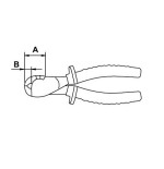 Alicate corte frontal Ega Master 160 mm. Titacrom® Bimat codigo 62345