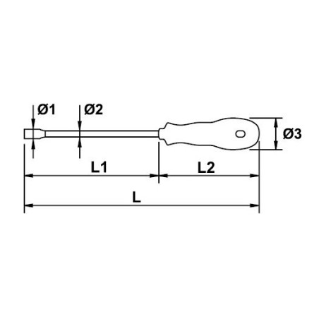 Destornillador de vaso Ega Master 4 x 150 mm. Mastertork codigo 66510
