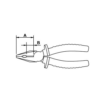 Alicate universal Ega Master 180 mm. Titacrom® Bimat 1000 V. codigo 76583
