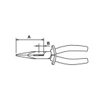 Alicate telefonista Ega Master 200 mm. Titacrom® Bimat 1000 V. codigo 76592