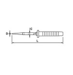 Alicate telefonista Ega Master 200 mm. Titacrom® Bimat 1000 V. codigo 76592
