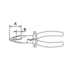 Alicate universal Ega Master 180 mm. Mastercut Titacrom® Bimat 1000 V. codigo 76607