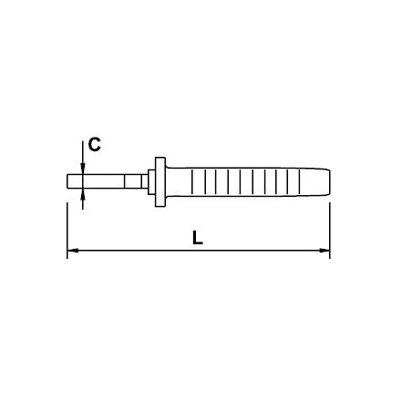 Alicate corte diagonal Ega Master 190 mm. Mastercut Titacrom® Bimat 1000 V. codigo 76617