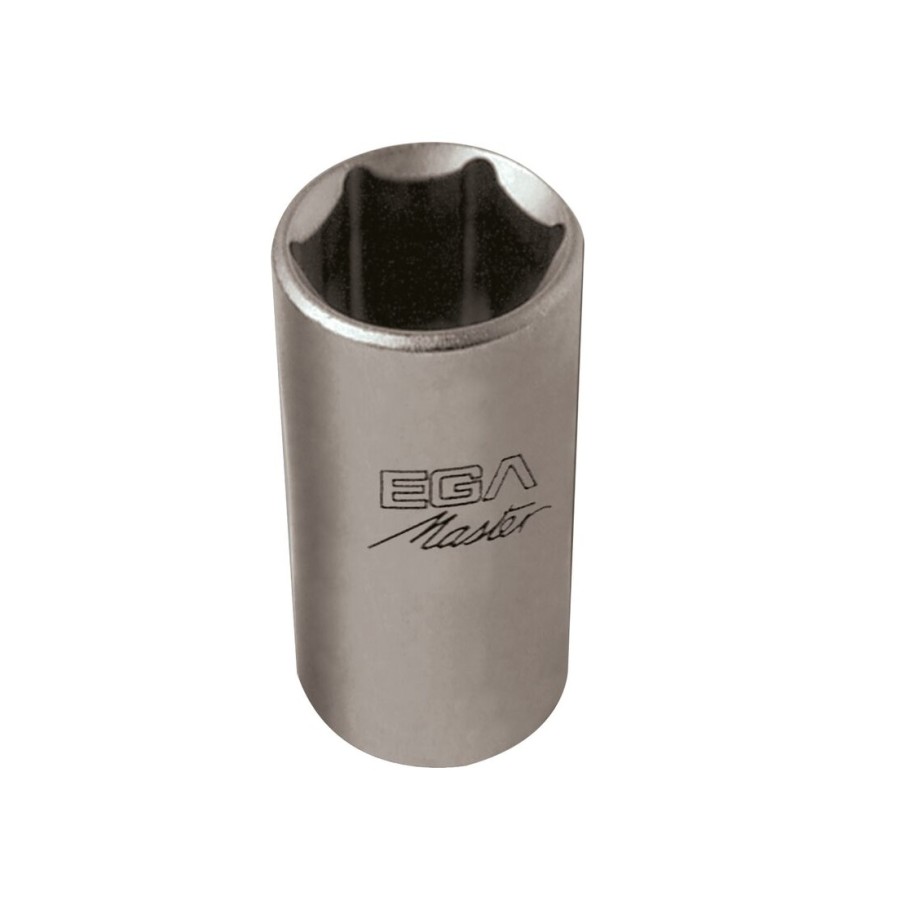Llave de vaso 1/2" serie larga acero inoxidable Ega Master 19 mm. 6 cantos codigo 38205 Llave de vaso 1/2" serie larga acero inoxidable Ega Master 19 mm. 6 cantos codigo 38205