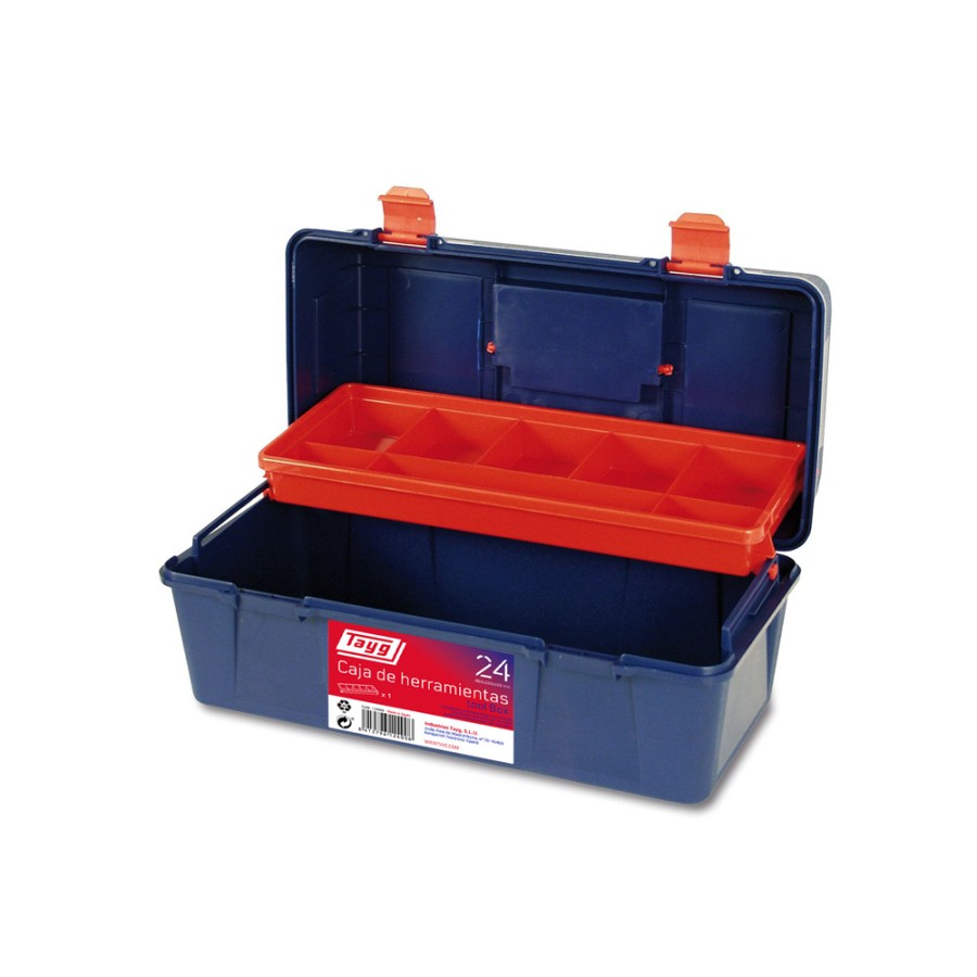 Caja de herramientas Tayg 400 x 206 x 188 mm. nº 24 codigo 124006 Caja de herramientas Tayg 400 x 206 x 188 mm. nº 24 codigo 124006