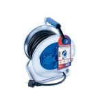 Enrollacables 25 metros Tayg 3.500 W. 3x1,5 con termostato y tapa IP-55 codigo 765506
