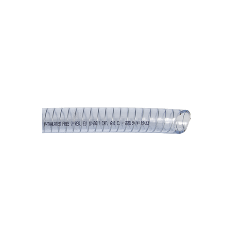 Manguera alimentaria PVC transparente Transacer 42 x 51 mm.