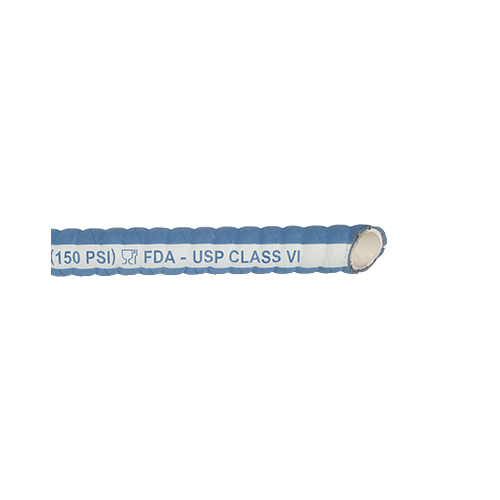 Manguera caucho blanco liso UHMW-PE S-99 51 x 64 mm.