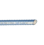 Manguera caucho blanco liso UHMW-PE S-99 51 x 64 mm.
