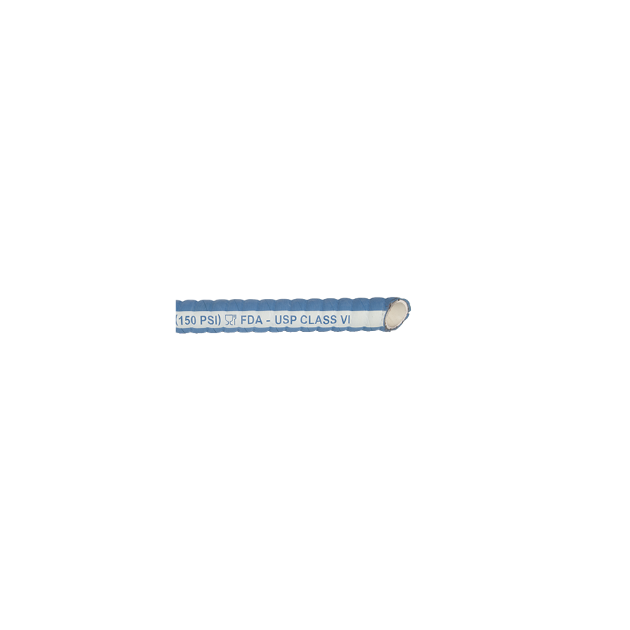 Manguera caucho blanco liso UHMW-PE S-99 63 x 76 mm.
