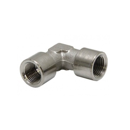 Codo hembra-hembra laton niquelado 1/2"