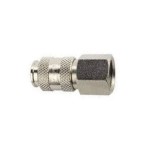Enchufe rapido universal laton niquelado rosca hembra 1/4"