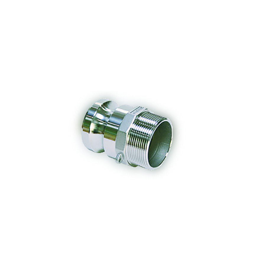 Acoplamiento macho Kamlok tipo F aluminio rosca macho 5"