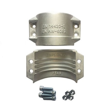 Abrazadera de seguridad a/inox. A-316 DIN-2817 manguera DN-100 exterior 114x119