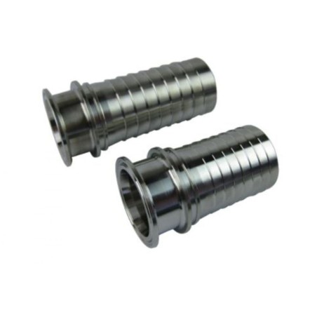 Casquillo tri-clamp manguera A-316L ISO-2852 DN-63x77,5