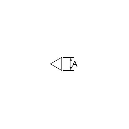 Lima triangular Ega Master 4" (entrefina) con mango codigo 63600