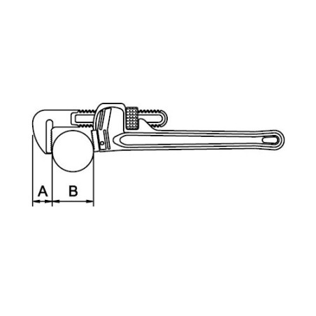 Llave Heavy Duty Ega Master 12" acero inoxidable codigo 38925