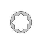Llave de vaso de impacto 1/2" Ega Master 9/16" 8 cantos codigo 56353