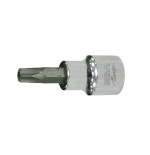 Punta atornilladora con vaso Ega Master 1/4" tamper torx TT-8 codigo 53002