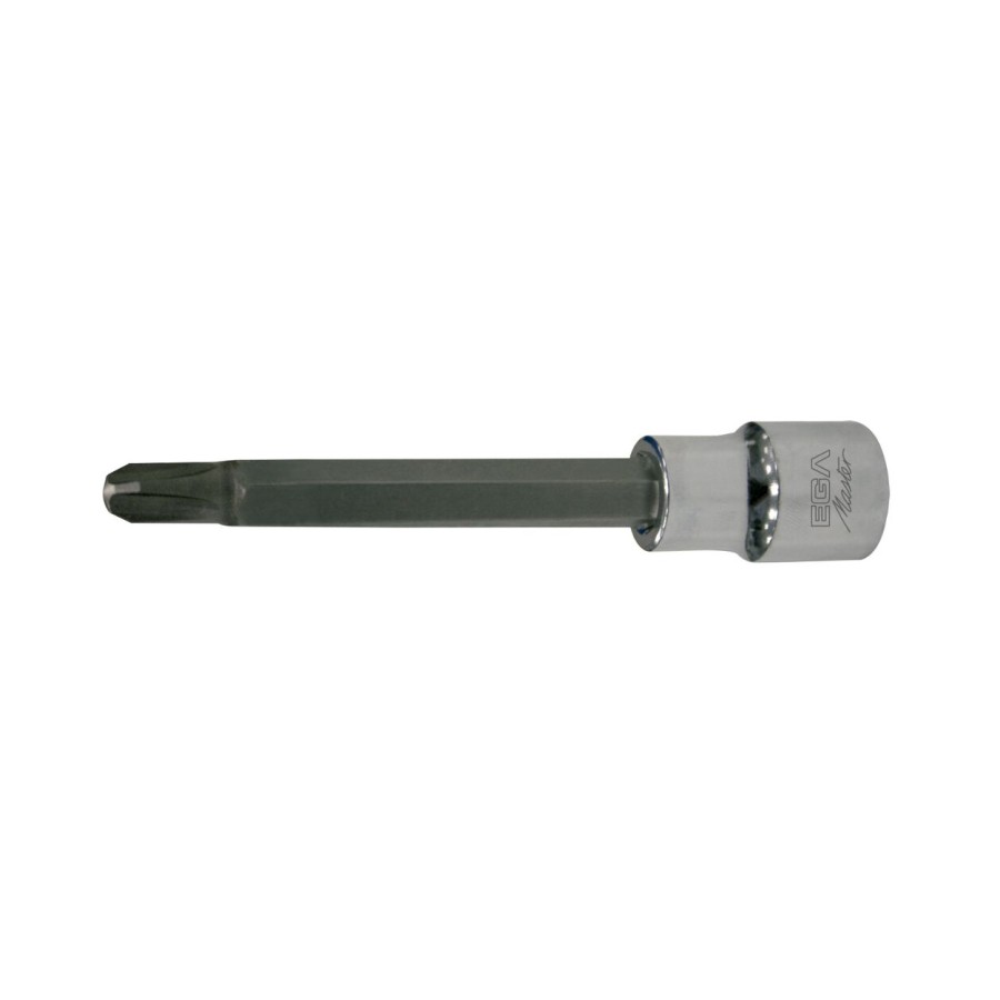 Punta atornilladora con vaso Ega Master 1/4" larga Philips PH-1 codigo 53019 Punta atornilladora con vaso Ega Master 1/4" larga Philips PH-1 codigo 53019