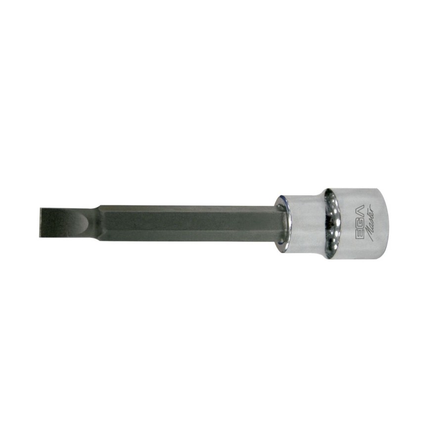 Punta atornilladora con vaso Ega Master 3/8" larga punta plana 1,2x8 mm. codigo 53079 Punta atornilladora con vaso Ega Master 3/8" larga punta plana 1,2x8 mm. codigo 53079
