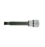 Punta atornilladora con vaso Ega Master 3/8" larga punta plana 1,2x8 mm. codigo 53079