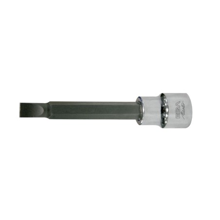 Punta atornilladora con vaso Ega Master 3/8" larga punta plana 1,6x10 mm. codigo 53080