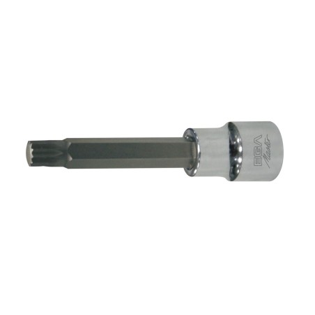 Punta atornilladora con vaso Ega Master 1/2" larga XZN M-6 codigo 66826