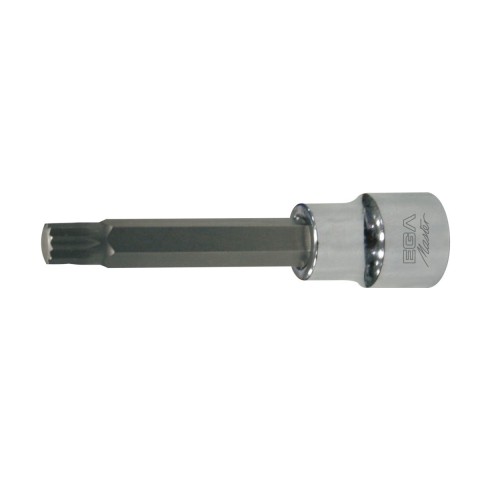 Punta atornilladora con vaso Ega Master 1/2" larga XZN M-12 codigo 66829