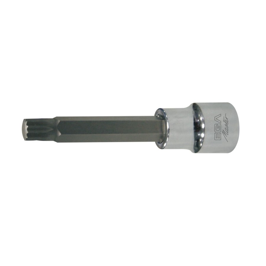 Punta atornilladora con vaso Ega Master 1/2" larga XZN M-12 codigo 66829