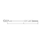 Llave dinamometrica digital Ega Master 1/4" 1,5-30 Nm sin comunicacion de datos codigo 62955