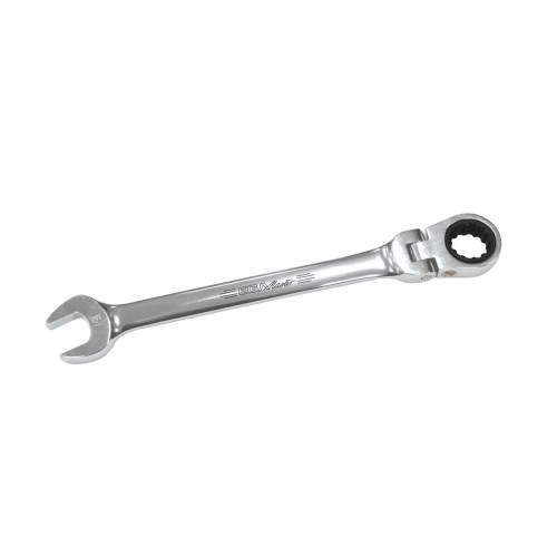 Llave combinada de carraca articulada Mastergear Ega Master 19 mm. cromado pulido espejo codigo 61541