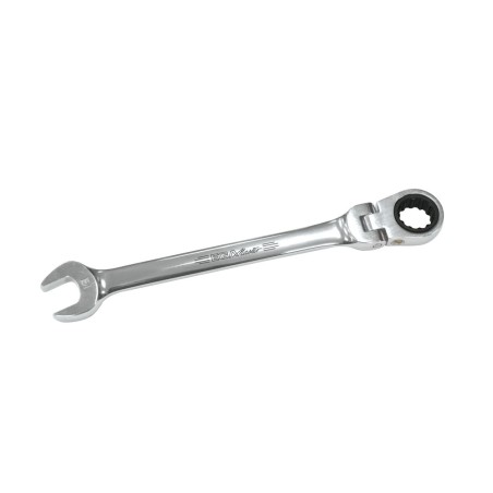 Llave combinada de carraca articulada Mastergear Ega Master 9/16" cromado pulido espejo codigo 61549