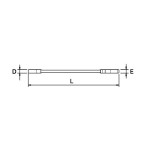 Llave combinada de carraca articulada Mastergear Ega Master 15/16" cromado pulido espejo codigo 61555